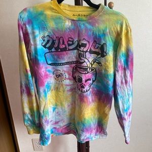 COOLSHIRTZ milk long sleeve tye dye